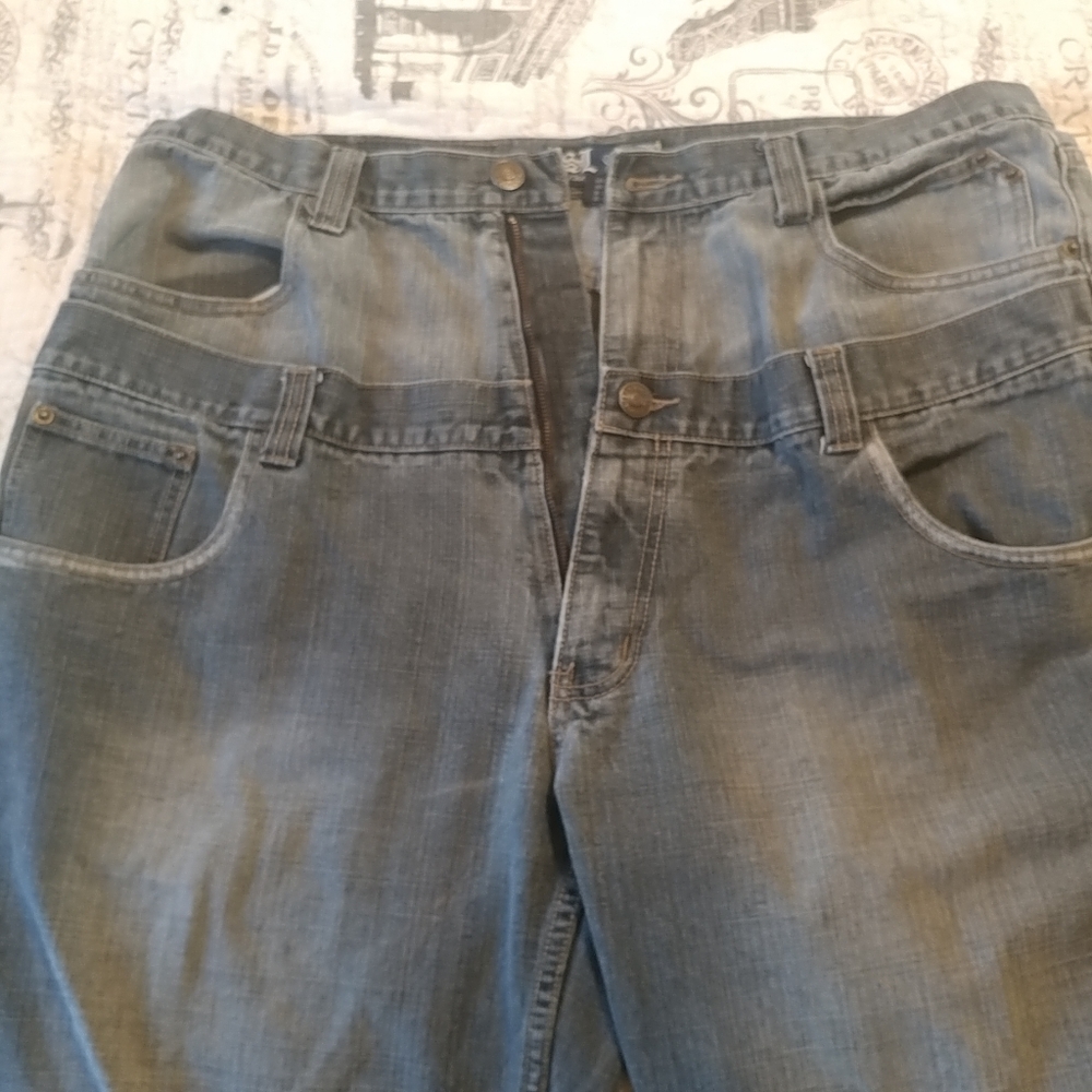 Double waist jeans